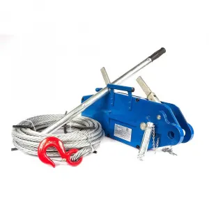 Лебедка рычажная тросовая TOR МТМ 1600 г/п 1,6 т, L=20 м — фото превью