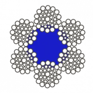 Стальной канат ГОСТ 7668-80 50,5 мм Г-В-Н-Р-Т-1770/180 ПП А1 — фото превью