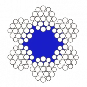 Стальной канат ГОСТ 2688-80 13 мм Г-В-Ж-Н-Р-Т-1770/180 ПП А — фото превью