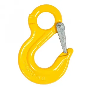 Крюк чалочный с защелкой и проушиной Haklift SALK40 г/п 50 т, 8 класс — фото превью