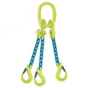 Строп цепной трехветвевой 3СЦ 14 т, 4,5 м, 10 класс, GrabiQ TG3-EGKN — фото превью