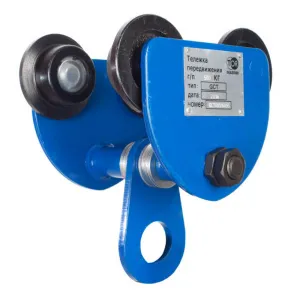 Тележка для тали TOR тип Б (GCL) с цепным приводом г/п 1 т, L=12 м — фото превью