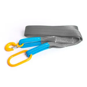 Строп текстильный одноветвевой 1СТ 8 т, 10 м звено-крюк SK — фото превью