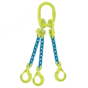 Строп цепной трехветвевой 3СЦ 8,4 т, 2 м, 10 класс, GrabiQ TG3-GBK — фото превью