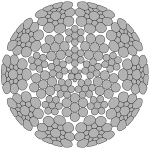 Стальной канат PYTHON Ultra S (10xK19) 20 мм, zS Galv, 1960 N/mm2 — фото превью