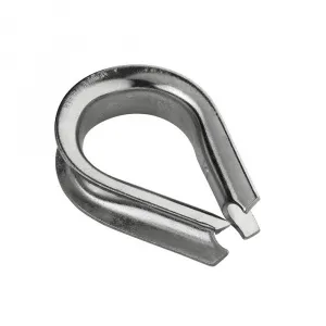 Коуш для троса DIN 6899 24-26 мм, оцинкованный — фото превью