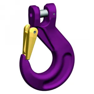 Крюк чалочный с защелкой и вилкой KWB SALKH1216 г/п 12,2 т, 12 класс — фото превью