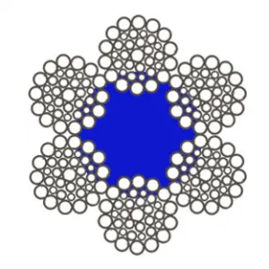 Стальной канат ГОСТ 7668-80 16,5 мм Г-В-Н-Р-Т-1770/180 ПП А1 — фото превью