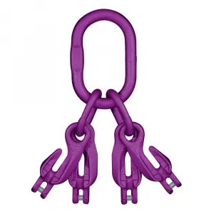 Концевое звено с 4 крюками-укоротителями KWB NRLI124H13 г/п 17 т, 12 класс — фото превью