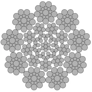 Стальной канат PYTHON Power 9R (9x19) 14 мм, sZ Galv, 1960 N/mm2 — фото превью