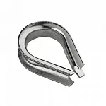 Коуш для троса DIN 6899 12-13 мм, оцинкованный — фото превью