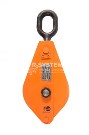 Блок монтажный с ушком TOR HQG(L) K1 г/п 3,2 т, 1 ролик - основное фото