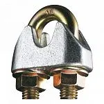 Зажим канатный грузоподъемный DIN 1142 23-26 мм, оцинкованный — фото превью