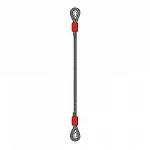 Ветвь канатная ВК 1,25 т, 4 м неоцинкованная — фото превью