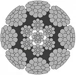 Стальной канат PYTHON Super 8S (8xK25) 20 мм, sZ Galv, 1960 N/mm2 — фото превью