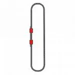 Строп канатный кольцевой УСК2 12,5 т, 5,5 м оцинкованный — фото превью