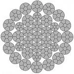 Стальной канат PYTHON Compac 35 (35xK7) 29 мм, sS Galv, 1960 N/mm2 — фото превью