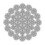 Стальной канат 35xK7 26 мм, zZ Galv, 1960 N/mm2 — фото превью