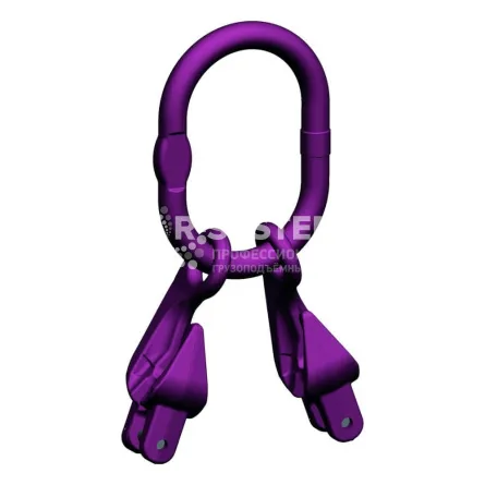 Концевое звено с 2 крюками-укоротителями KWB NRLI1216 г/п 17 т, 12 класс - дополнительное фото 1