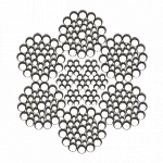 Стальной канат ГОСТ 7669-80 61,5 мм Г-В-С-Н-Р-Т-1770/180 МС А1 — фото превью
