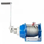 Лебедка ручная барабанная TOR ЛТ-1 (JHW) г/п 1 т, L=40 м — фото превью