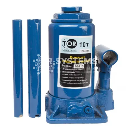 Домкрат бутылочный гидравлический TOR ДГ-8 г/п 8 т - дополнительное фото 1