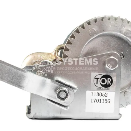 Лебедка ручная барабанная TOR ЛН-1200 (LHW) г/п 0,5 т, L=10 м - дополнительное фото 1