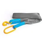 Строп текстильный одноветвевой 1СТ 1 т, 3 м звено-крюк SK — фото превью