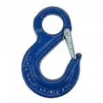 Крюк чалочный с защелкой и проушиной Haklift SALKA1022 г/п 19 т, 10 класс — фото превью
