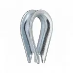 Коуш канатный DIN 3090 7-8 мм, оцинкованный — фото превью