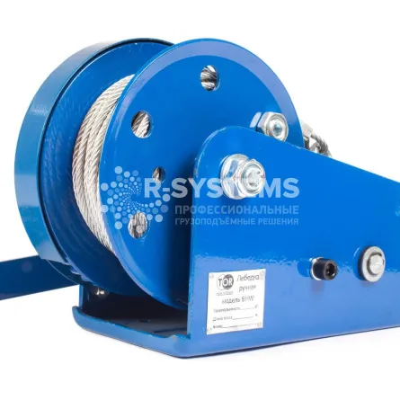 Лебедка ручная барабанная TOR ЛБ-2600 (BHW) г/п 1 т, L=20 м - дополнительное фото 1
