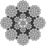 Стальной канат PYTHON Super 8R (8x25) 21 мм, zS Galv, 1960 N/mm2 — фото превью