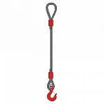Строп канатный одноветвевой 1СК 0,8 т, 2 м оцинкованный — фото превью