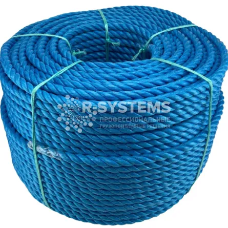 Канат полипропиленовый тросовой свивки 3-х прядный 36 мм (ППТ), 220 м - основное фото