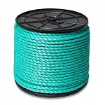 Канат полистиловый тросовой свивки 3-х прядный 72 мм (ПСТ), 220 м — фото превью