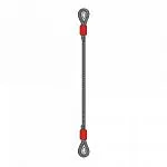 Ветвь канатная ВК 2 т, 7,5 м неоцинкованная — фото превью