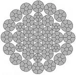 Стальной канат PYTHON Compac 35 (35xK7) 11 мм, sS Galv, 1960 N/mm2 — фото превью