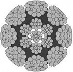 Стальной канат PYTHON Super 8S (8xK25) 14 мм, sZ Galv, 1960 N/mm2 — фото превью