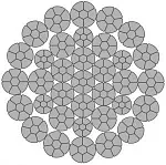 Стальной канат PYTHON Compac 35 (35xK7) 12 мм, sS Galv, 1960 N/mm2 — фото превью