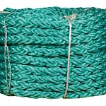 Канат полистиловый плетеный 8-ми прядный 22 мм (ПСПл8), 220 м — фото превью