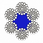 Стальной канат ГОСТ 7668-80 43 мм Г-В-Н-Р-Т-1770/180 ПП А1 — фото превью