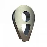 Коуш вантовый DIN 3091 8 мм, оцинкованный — фото превью