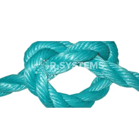 Канат полистиловый тросовой свивки 3-х прядный 6 мм (ПСТ), 420 м - дополнительное фото 1