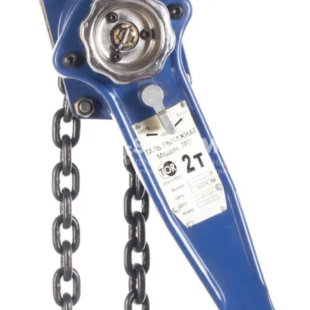 Таль ручная рычажная TOR ТРР-ТРШСР г/п 1,5 т, L=12 м, тип HSH - дополнительное фото 3