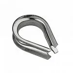 Коуш для троса DIN 6899 6 мм, оцинкованный — фото превью