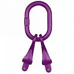 Концевое звено с 2 крюками-укоротителями KWB NRLI1216 г/п 17 т, 12 класс — фото превью