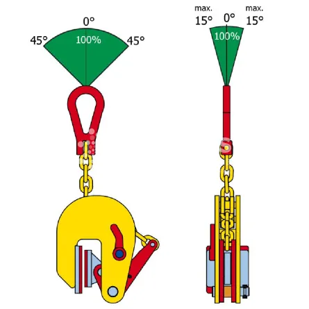 Захват вертикальный Terrier 3 TNMK г/п 3 т, лист 1-60 мм - дополнительное фото 1