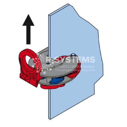 Захват вертикальный Terrier 6 TSE-R г/п 6 т, лист 0-50 мм - дополнительное фото 2
