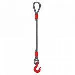 Строп канатный одноветвевой 1СК 0,8 т, 7 м оцинкованный — фото превью