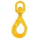 Крюк самозакрывающийся с вертлюгом 5,3 т, 8 класс — фото превью